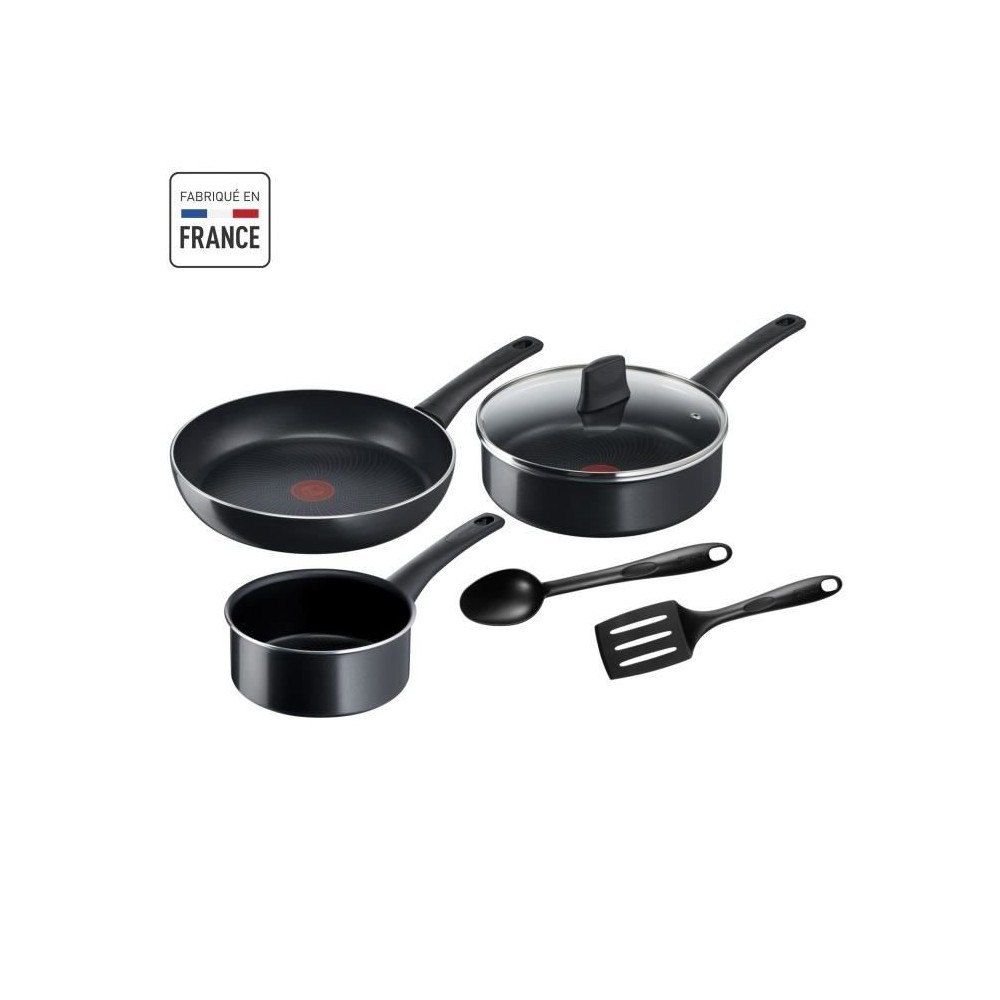 TEFAL Generous Cook Batterie de cuisine 6 p, Casserole, Poele, Sauteus