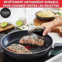 TEFAL Generous Cook Batterie de cuisine 6 p, Casserole, Poele, Sauteus