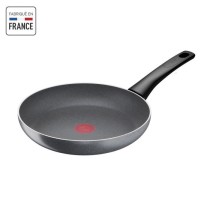 TEFAL Hard Stone Poele 24 cm, Non Induction, Revetement antiadhésif M