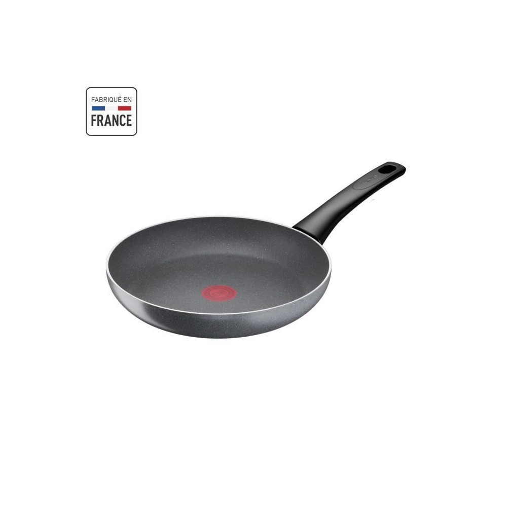 TEFAL Hard Stone Poele 28 cm, Non Induction, Revetement antiadhésif M