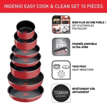 TEFAL INGENIO Easy Cook & Clean Lot 10 pieces, Poele, Casserole, Non i