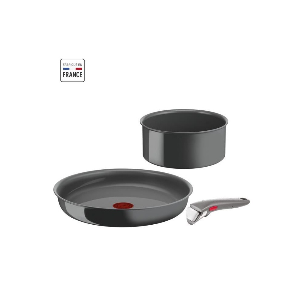 TEFAL INGENIO Renew Poele 28cm, Casserole 18cm, Poignée, Induction, C