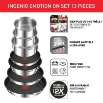 TEFAL INGENIO Emotion On Batterie de cuisine 13 p, Induction, Acier in