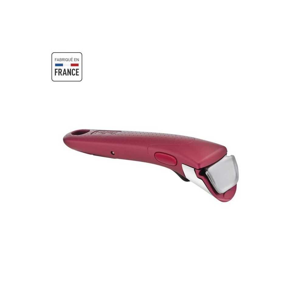 TEFAL INGENIO Poignée amovible Rouge, Empilable, Amovible, Verrouilla