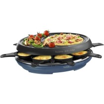 TEFAL Appareil a raclette 3en1, Colormania Raclette, Grill et Crepes,