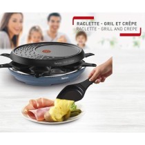 TEFAL Appareil a raclette 3en1, Colormania Raclette, Grill et Crepes,