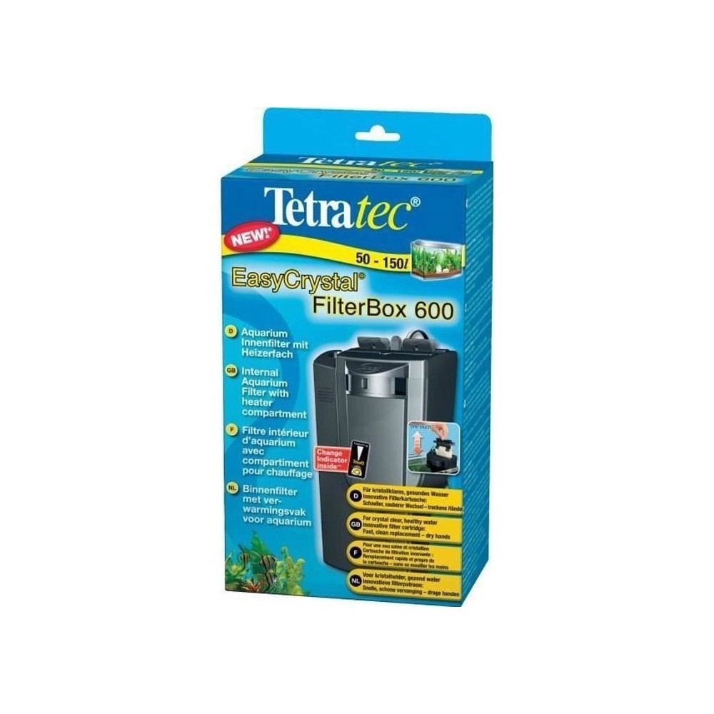 TETRA EasyCrystal filterbox 600 filtre intérieur - 600 l/h - pour aqu