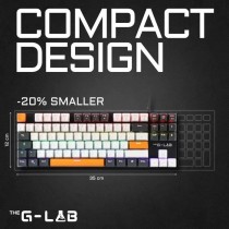 Clavier Gaming - THE G-LAB - KEYZ-MERCURY-C/FR - Mécanique - TKL - 3c