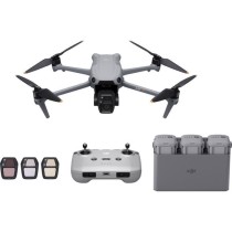 Drone - DJI - Air 3S Fly More Combo (- DJI - RC-N3) - Double Caméra CMOS 1 et Télécam 70mm - 14 Stops de Plage Dynamique - RT