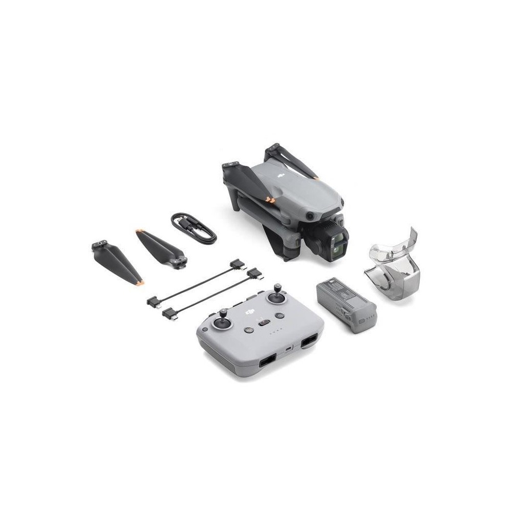 Drone - DJI - Air 3S (- DJI - RC-N3) - Double Caméra CMOS 1 et Télécaméra 70mm - 14 Stops de Plage Dynamique - RTH Intellige