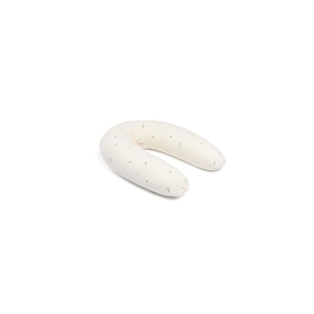 doomoo Coussin de Grossesse & d'Allaitement 2 en 1 Twisty - Ultra Confort - Remplissage Microbilles ultra-fines, Creme