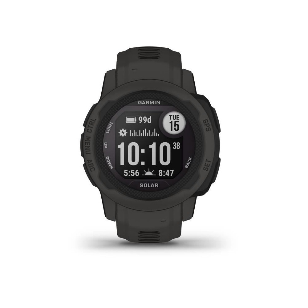 Montre connectée - GARMIN - Instinct 2S Solar - Graphite