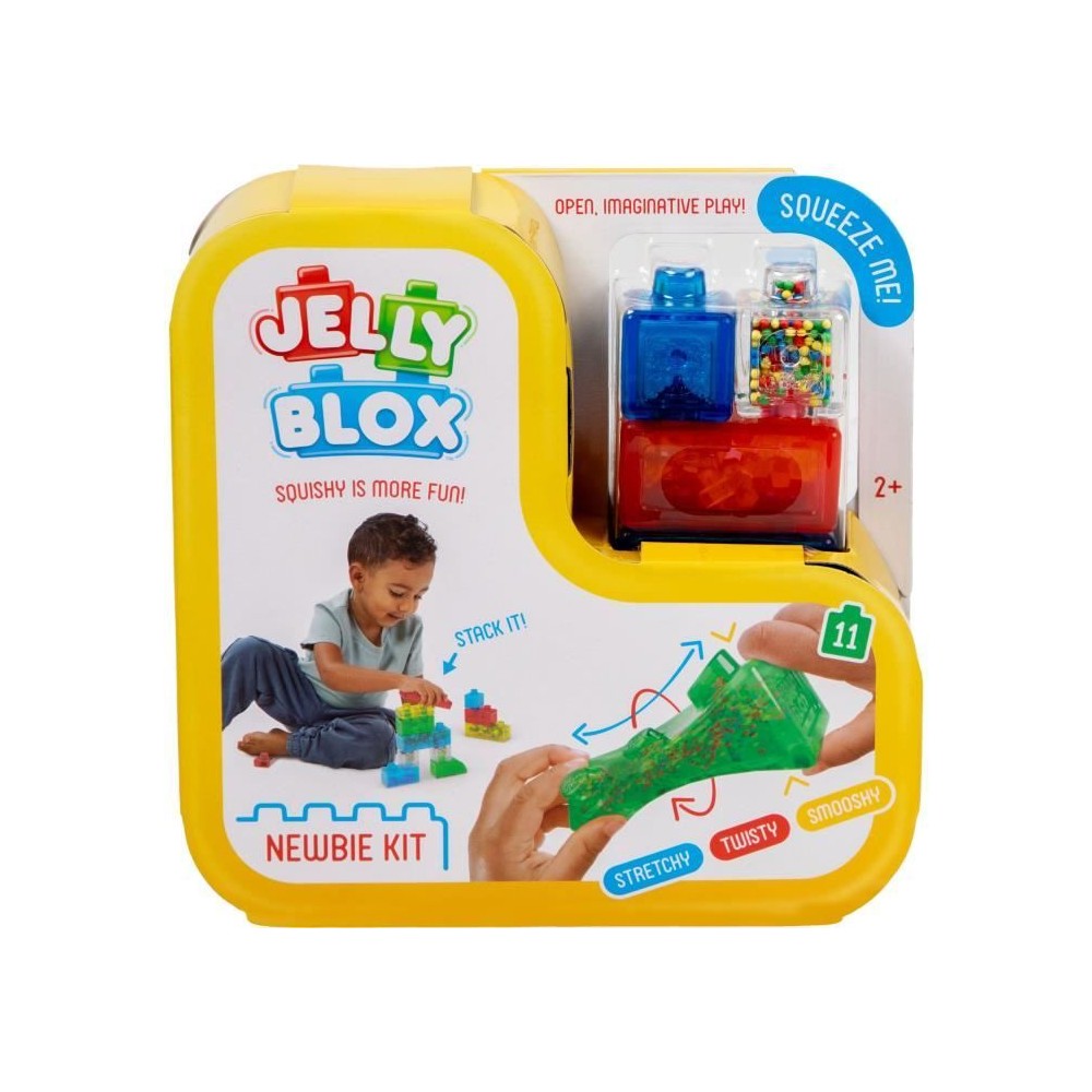 Jeu de construction - GOLIATH - Jelly Blox Newbie Kit - Blocs souples et tactiles des 2 ans