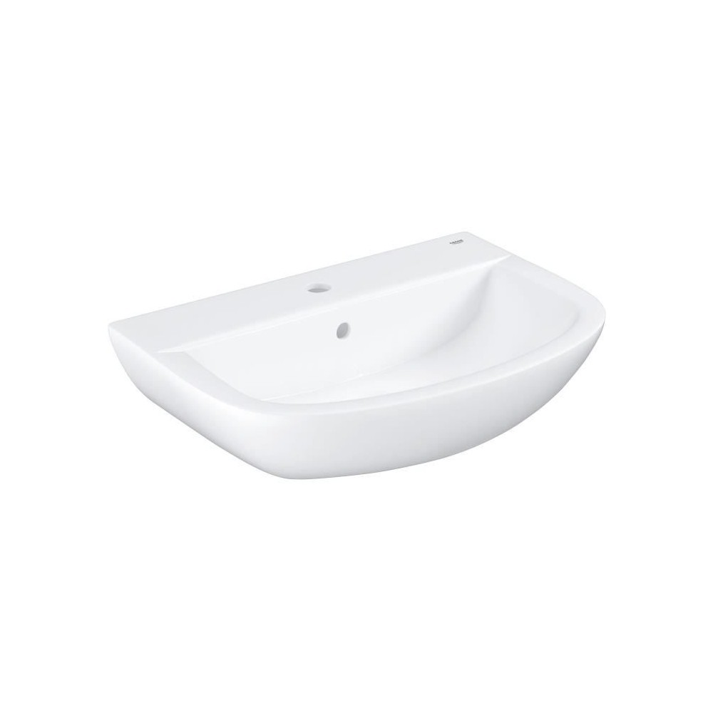 Lavabo suspendu et autoportant BAU ceramic GROHE - Largeur 60 cm - Profondeur 44 cm - Blanc