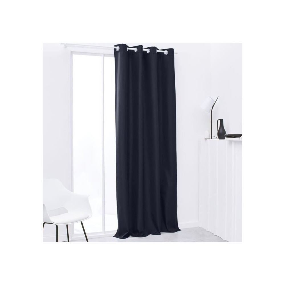 TODAY Rideau Isolant Thermique Essential Uni - 140 x 240 cm - Navy