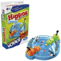 Hippos gloutons Voyage, jeu de société de voyage pour 2 joueurs, des 4 ans, Hasbro Gaming