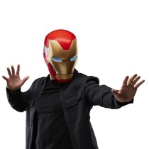 Casque électronique Iron Man, avec effets lumineux, jouet de cosplay premium de collection pour adultes, Marvel Legends Series