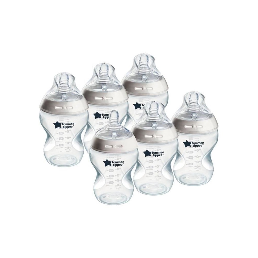 Tommee Tippee - Biberons Anti-colique Natural Start - 260 ml - Tétine