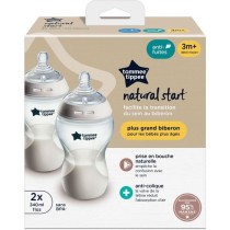 Biberons - TOMMEE TIPPEE - NATURAL START- 340 ml - Anti-colique - Tét