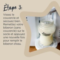 TOMMEE TIPPEE Préparateur Chauffe Biberons, Perfect Prep, Blanc