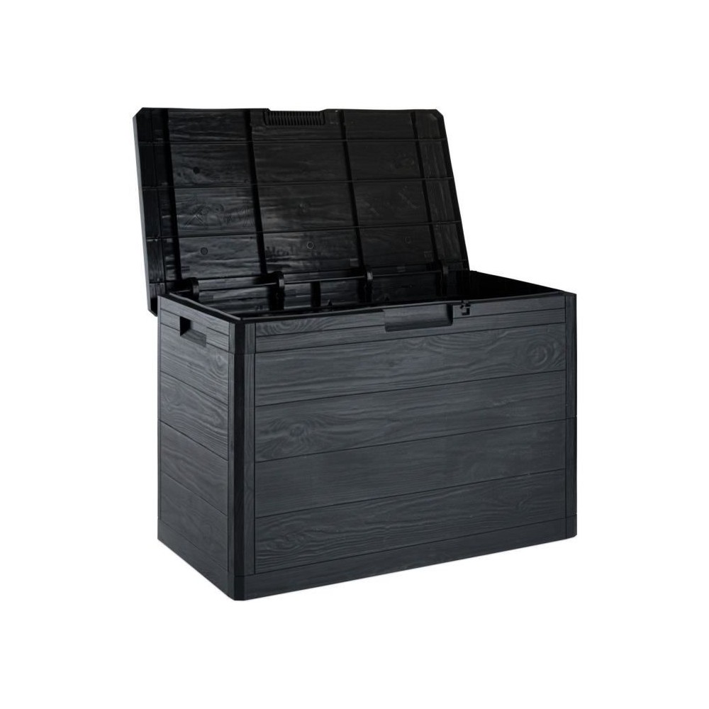 Toomax - Coffre de rangement en résine 160 litres gris Woody's 77,5 x