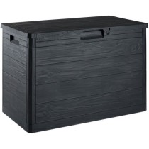 Toomax - Coffre de rangement en résine 160 litres gris Woody's 77,5 x