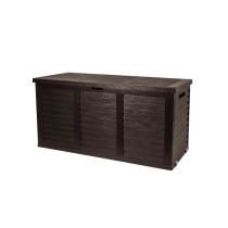 TOOD Malle / coffre de rangement en résine - 350 L - 119 x 52 x 58 cm