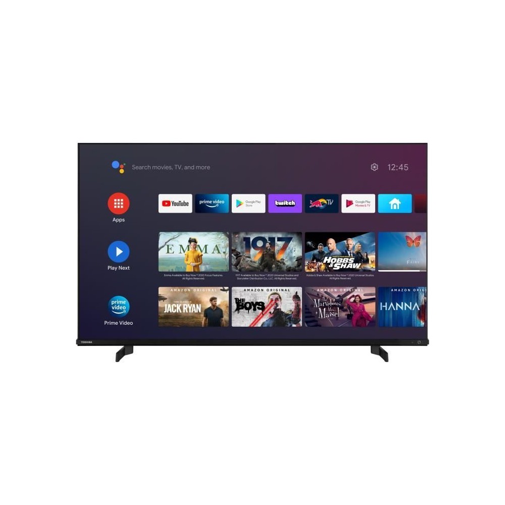 TOSHIBA 50QA4263DG - TV QLED 50'' (126 cm) - 4K UHD 3840x2160 - Dolby