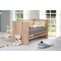 Chambre bébé duo NIKO - Lit 70x140 cm + Commode a langer 2 portes -