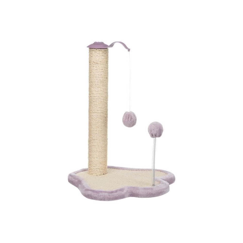 Patte griffoir TRIXIE Junior - Avec poteau - 50 cm - Natural et mauve