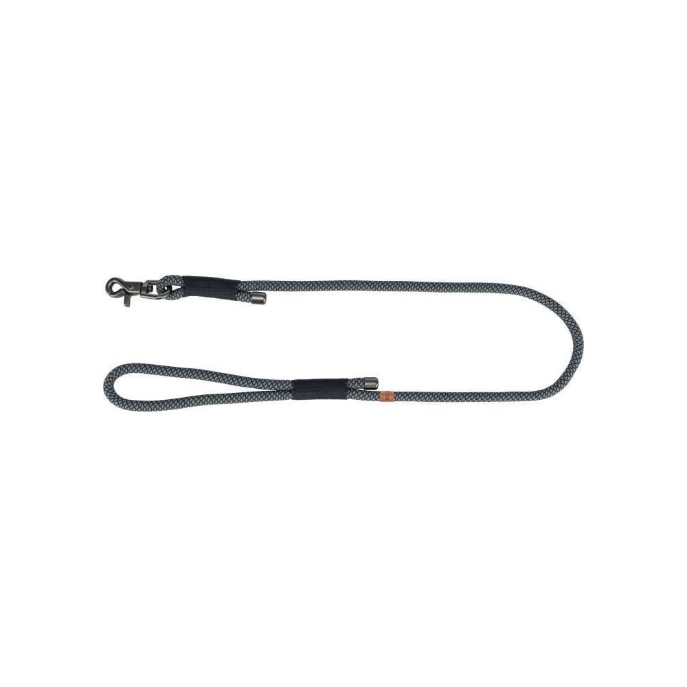 Laisse TRIXIE Soft Rope - S–XL: 1m - ø 10 mm - Noir et gris