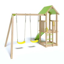 Aire de jeux en bois EASY XPERIENCE TRIGANO - 6 enfants