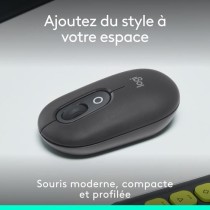 Souris - Sans fil - Logitech - Pop Mouse - Graphite