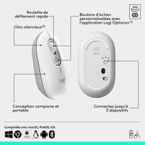 Souris - Sans fil - Logitech - Pop Mouse - Blanc cassé