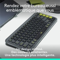 Clavier - Sans fil - Logitech - Pop Icon Keys - AZERTY - Graphite