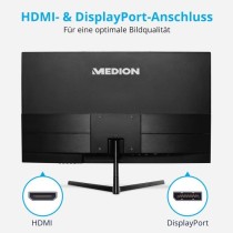 Moniteur grand écran - MEDION - AKOYA P52424 MD 20152 - 60,5 cm (24'') Full HD - HDR10 - DP - HDMI