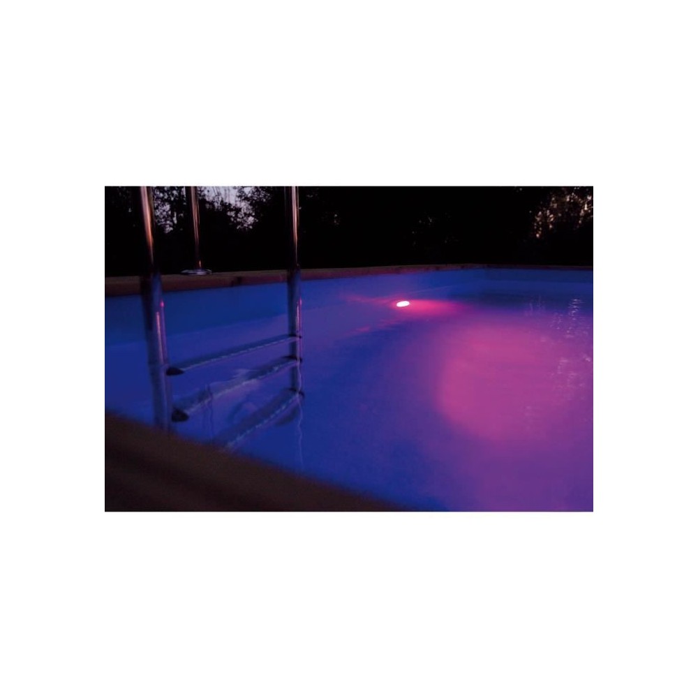 Spot LED blanc et couleur UBBINK pour piscines - livré avec transfo e