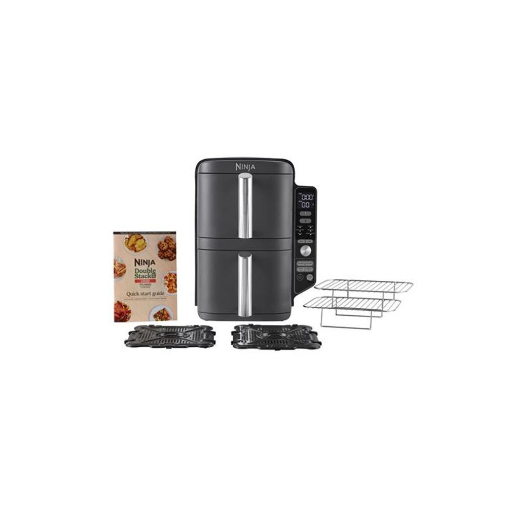 Friteuse sans huile NINJA Foodi - Double Stack SL400EU - 9,5 L - 2 tiroirs de cuisson indépendant - 6 modes de cuisson - 2470W