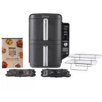 Friteuse sans huile NINJA Foodi - Double Stack SL400EU - 9,5 L - 2 tiroirs de cuisson indépendant - 6 modes de cuisson - 2470W