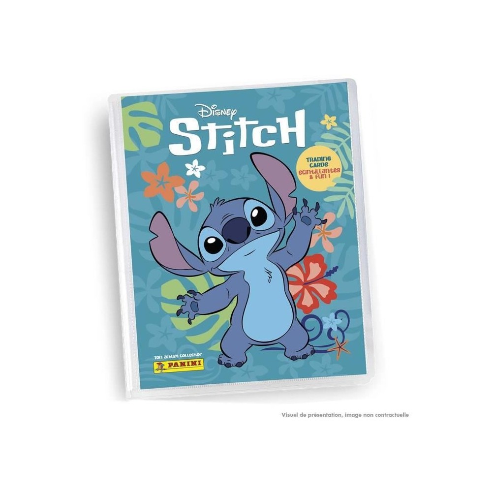 Pack démarrage de collection - PANINI - STITCH TC - 1 classeur + 2 pochettes - 12 cartes + 1 carte EL