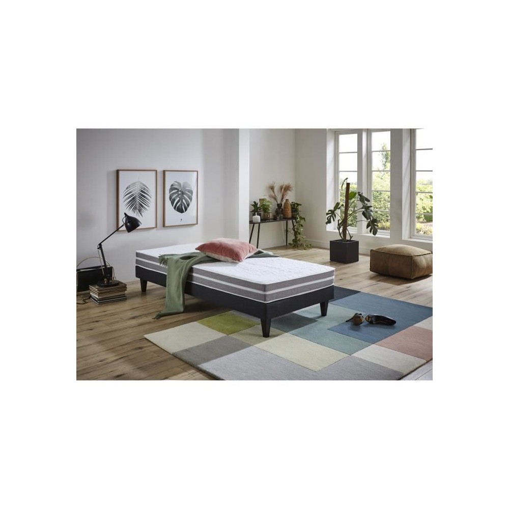 DORMIPUR Matelas 90x190cm - Mousse mémoire de forme - 16cm