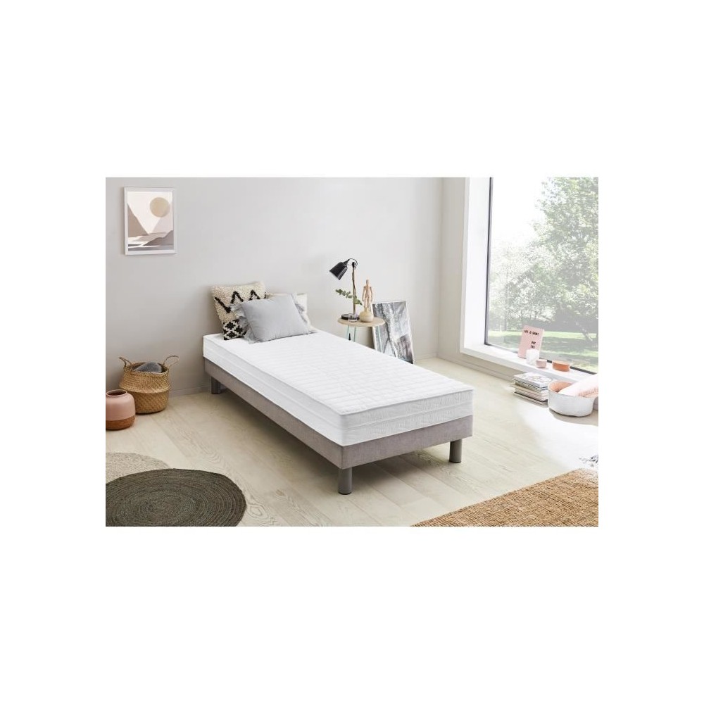 Matelas 90x190cm - Mousse - Mémoire de forme - 16 cm - Equilibré - D