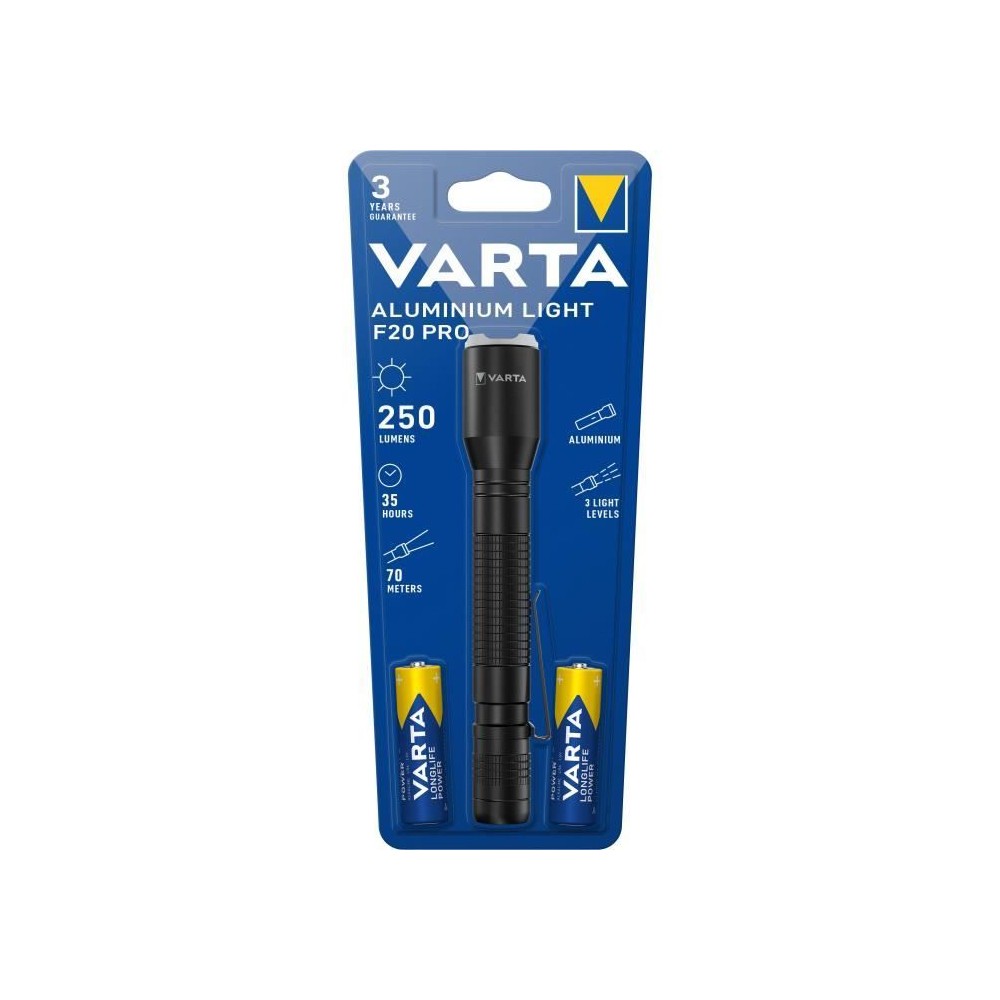 Torche- VARTA-Aluminium Light F20 Pro-250lm-LED hautes performances-3