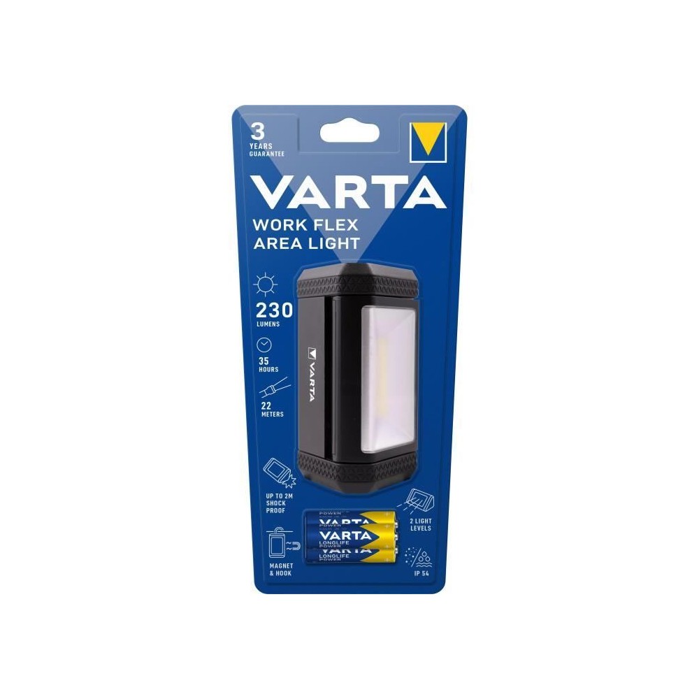 Petit projecteur-VARTA-Work Flex Area Light-230lm-Idéal pour le brico