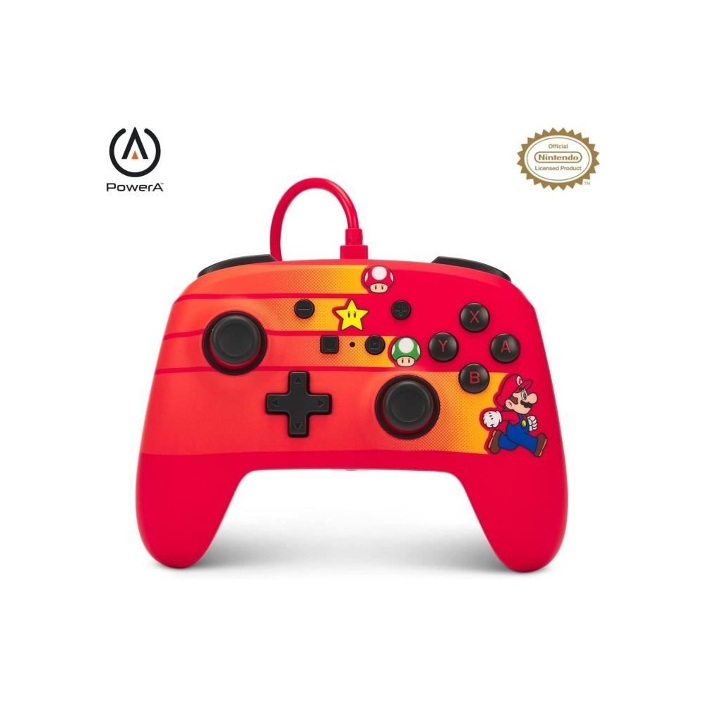 Manette Filaire - POWER A - Nintendo Switch - Speedster Mario