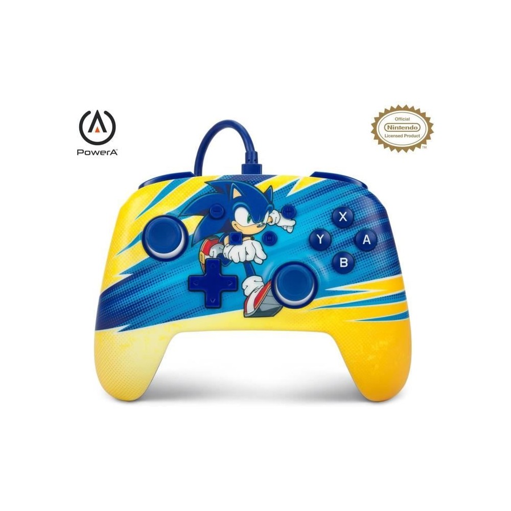 Manette Filaire - POWER A - Nintendo Switch - Sonic Boost