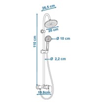 ROUSSEAU Colonne de douche avec robinet mitigeur mécanique Dakota