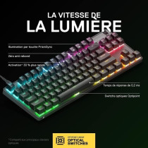 Clavier Gaming - AZERTY - STEELSERIES - Apex 9 TKL FR - Sans Pavé Num