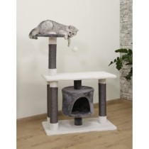 Arbre a chat Jade Darklight, 96 cm, blanc/gris