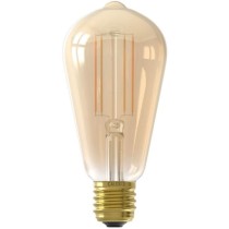 Ampoules connectées Calex Edison LED Filament connectée ST64 ambrée